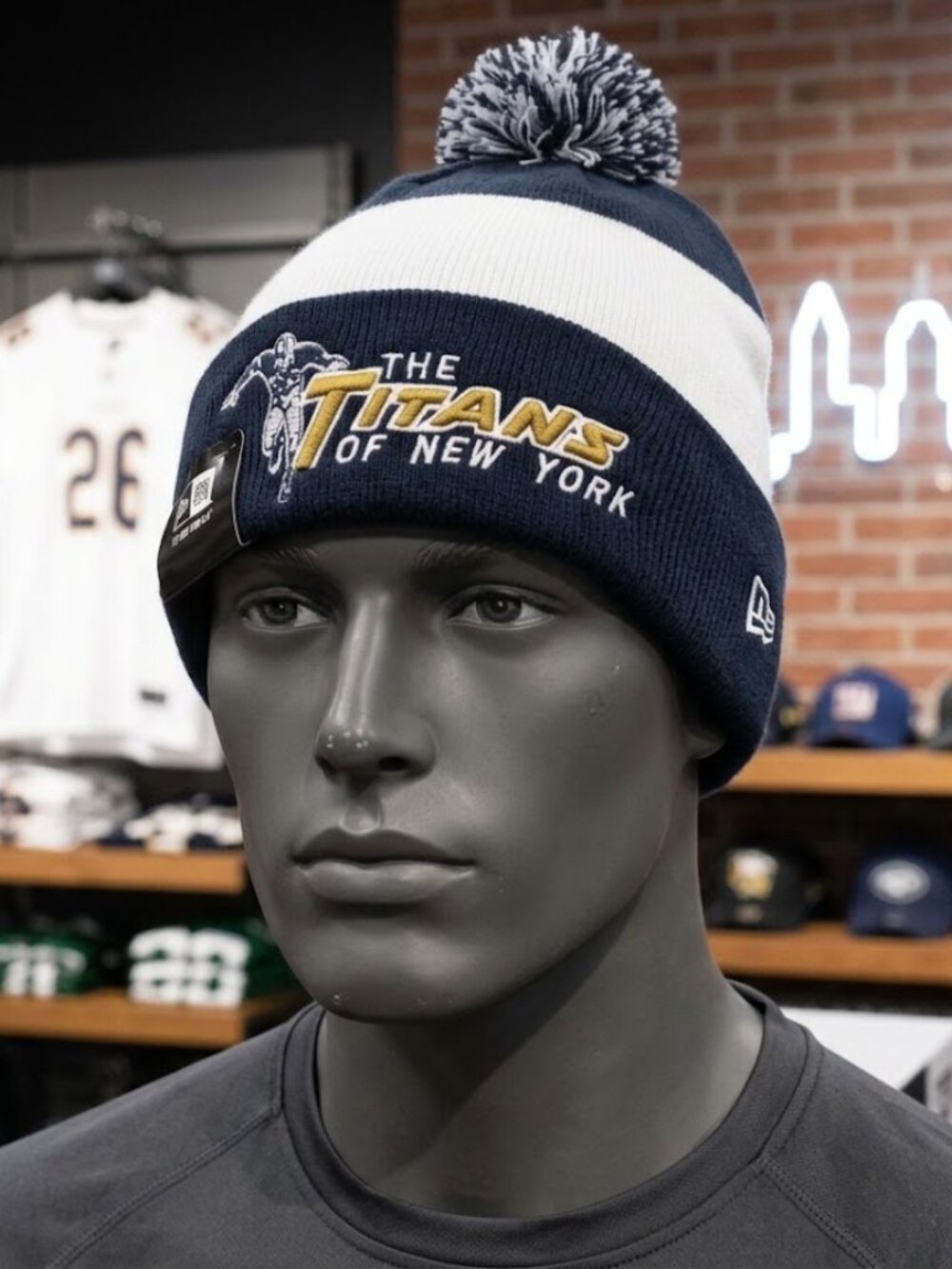 New Era New York Titans/Jets on Field Classic Knit Hat One Size Fits All